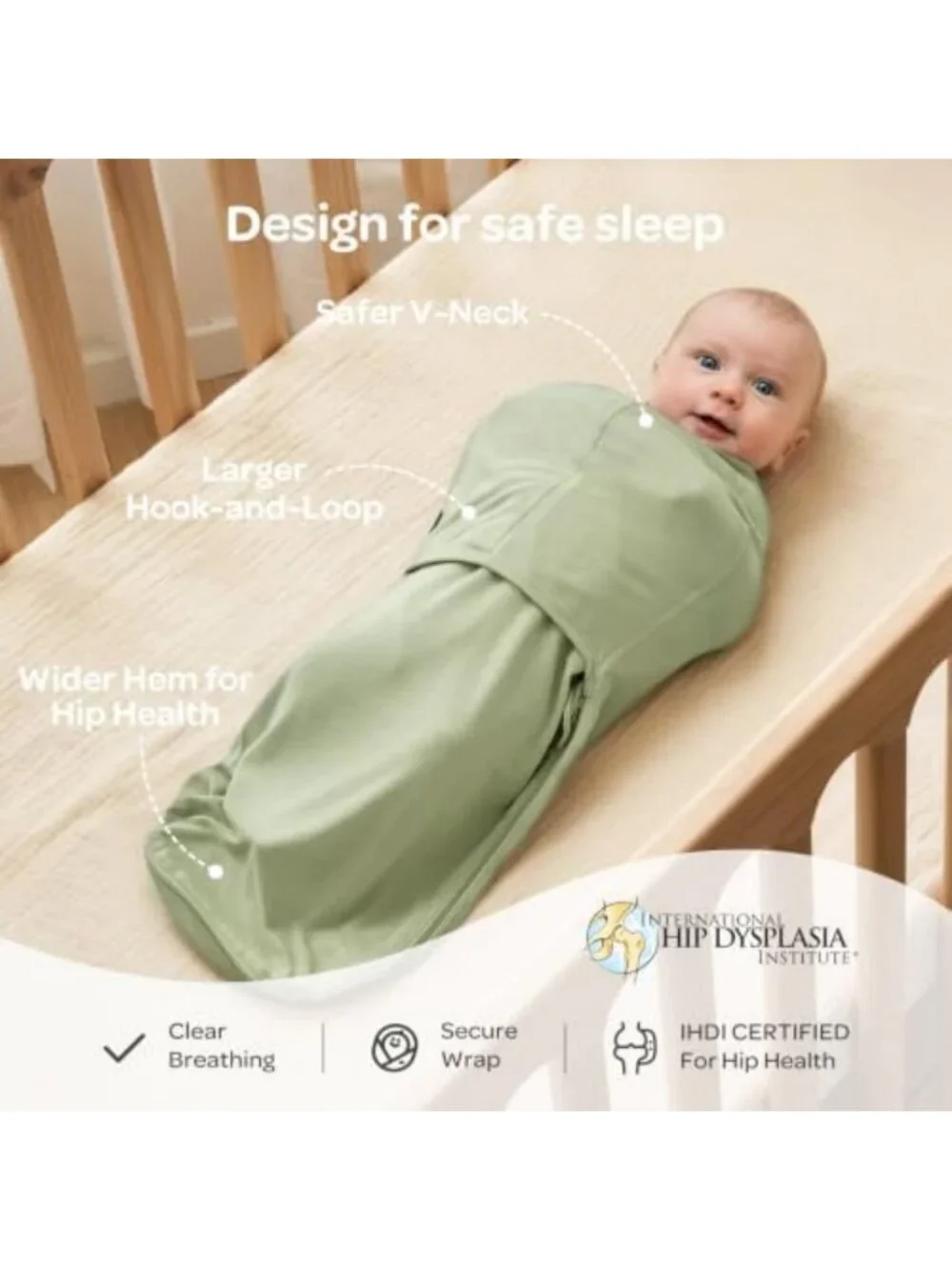 Cozy Newborn Swaddles with Quiet Fastener - Infant Sleep Sack 0-3 Months